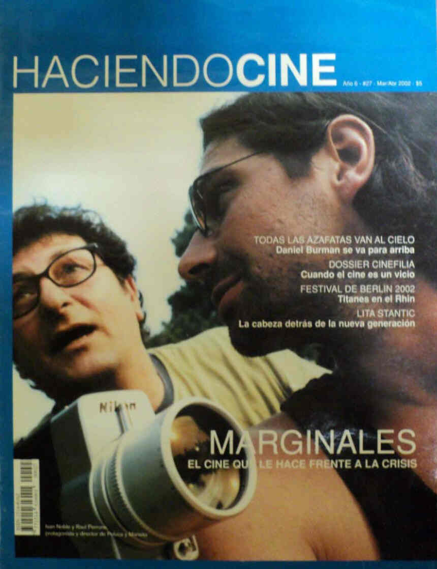 HACIENDO CINE magazine side cover Issue 27 March/April 2002