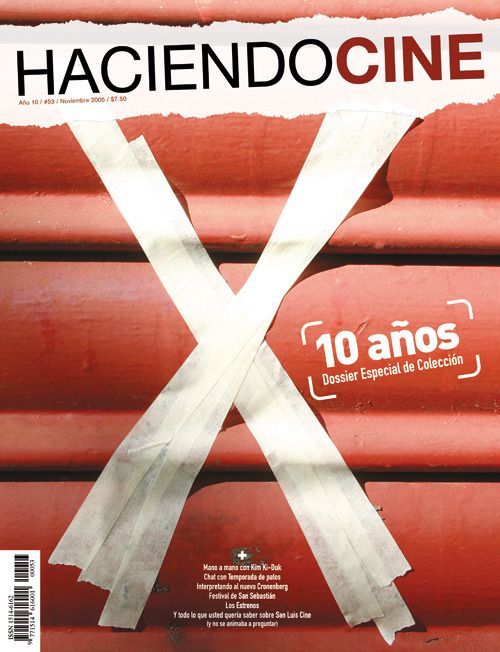 HACIENDO CINE magazine side cover Issue 53 November 2005
