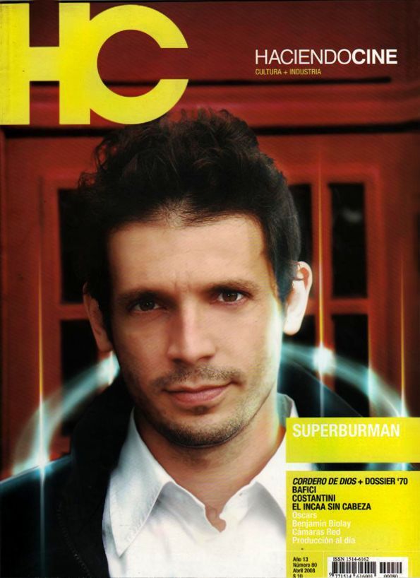 HACIENDO CINE magazine side cover Issue 80 April 2008