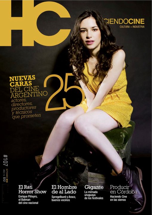 HACIENDO CINE magazine side cover Issue 107 September 2010