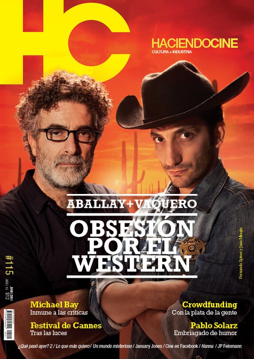 HACIENDO CINE magazine side cover Issue 115 June 2011