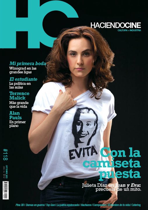 HACIENDO CINE magazine side cover Issue 118 September 2011
