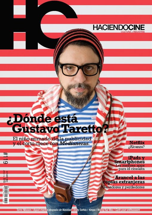 HACIENDO CINE magazine side cover Issue 119 October 2011