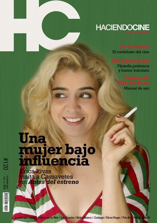 HACIENDO CINE magazine side cover Issue 120 November 2011