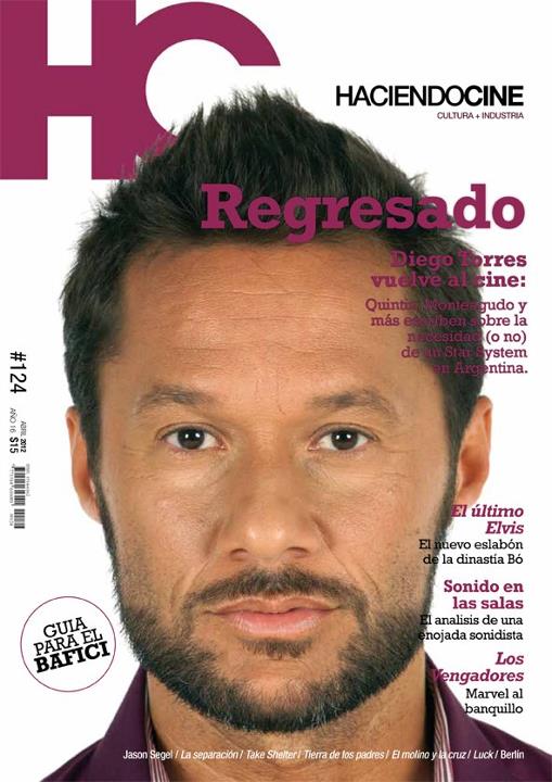 HACIENDO CINE magazine side cover Issue 124 April 2012