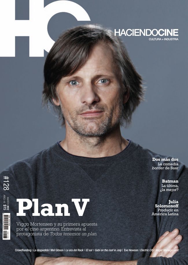 HACIENDO CINE magazine side cover Issue 128 August 2012