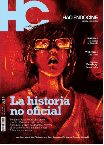 HACIENDO CINE magazine side cover Issue 129 September 2012