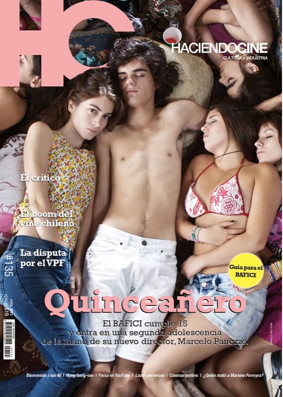 HACIENDO CINE magazine side cover Issue 135 April 2013
