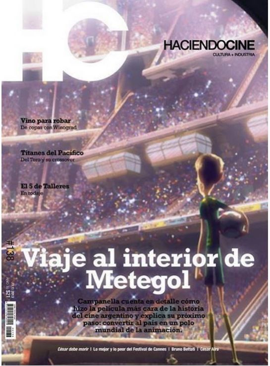 HACIENDO CINE magazine side cover Issue 138 July 2013