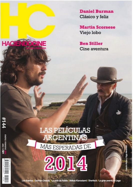 HACIENDO CINE magazine side cover Issue 144 January/February 2014