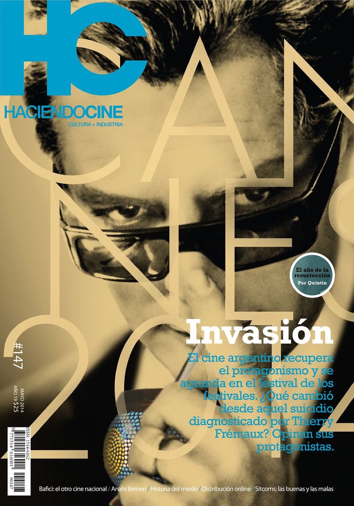 HACIENDO CINE magazine side cover Issue 147 May 2014