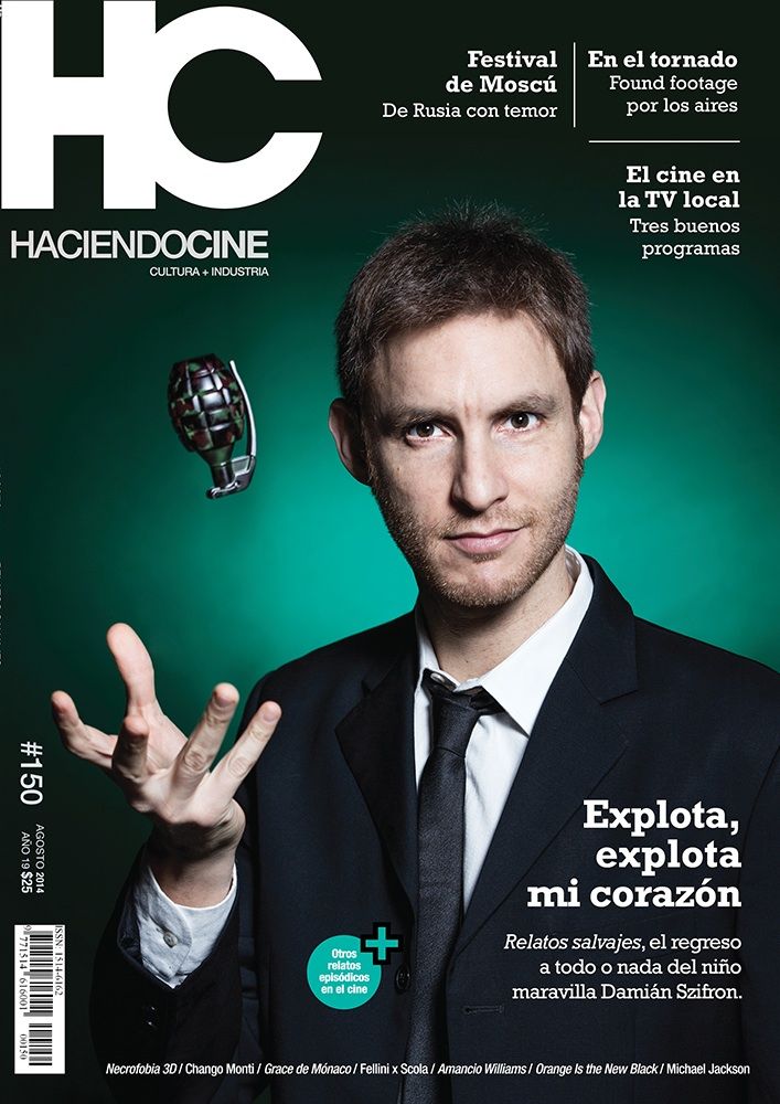 HACIENDO CINE magazine side cover Issue 150 August 2014