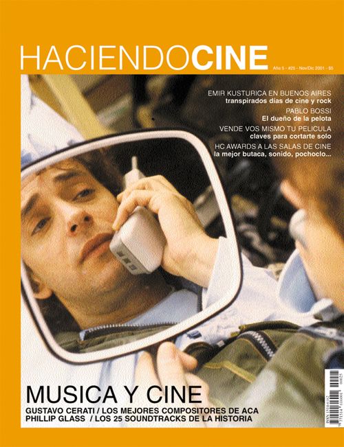 HACIENDO CINE magazine side cover Issue 25 November/December 2001
