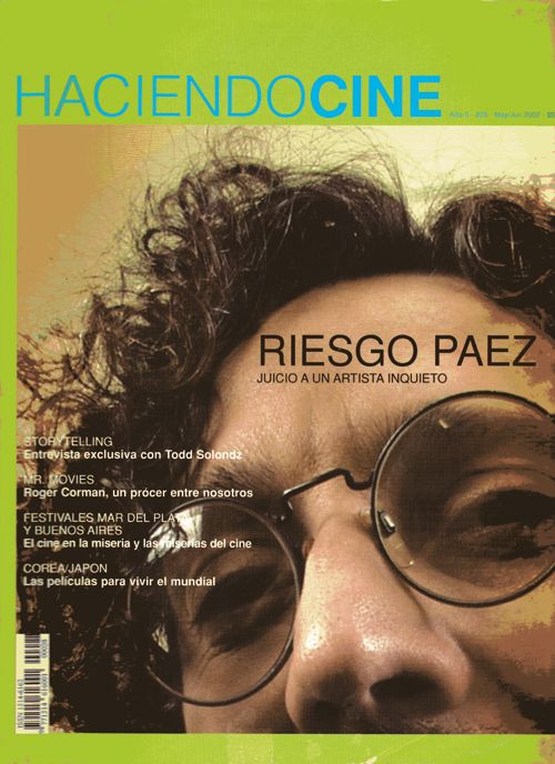 HACIENDO CINE magazine side cover Issue 28 May/June 2002