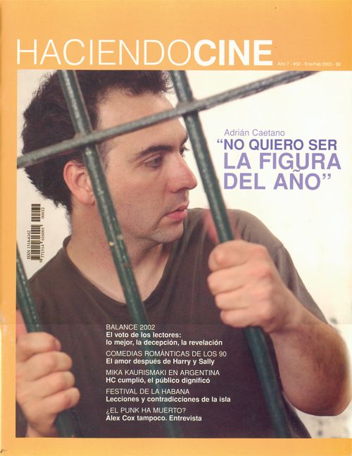 HACIENDO CINE magazine side cover Issue 32 January/February 2003