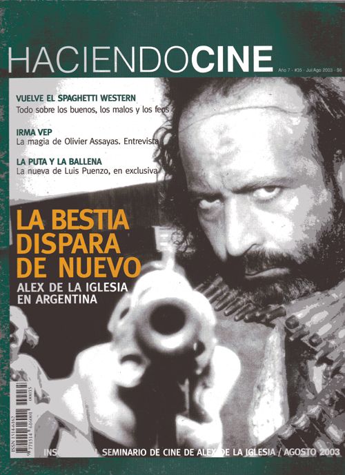 HACIENDO CINE magazine side cover Issue 35 July/August 2003