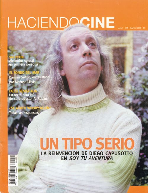 HACIENDO CINE magazine side cover Issue 36 September/October 2003