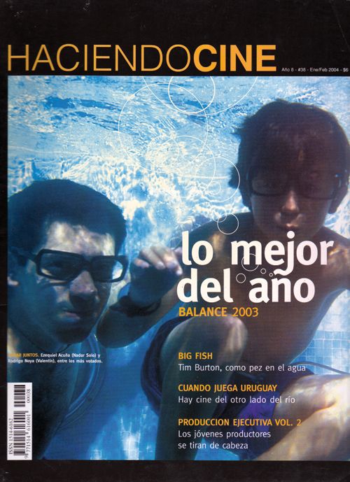 HACIENDO CINE magazine side cover Issue 38 January/February 2004