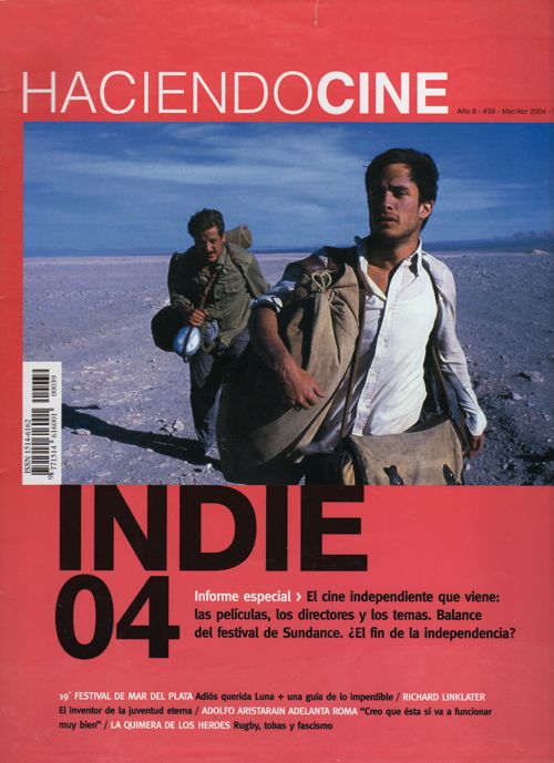 HACIENDO CINE magazine side cover Issue 39 March/April 2004