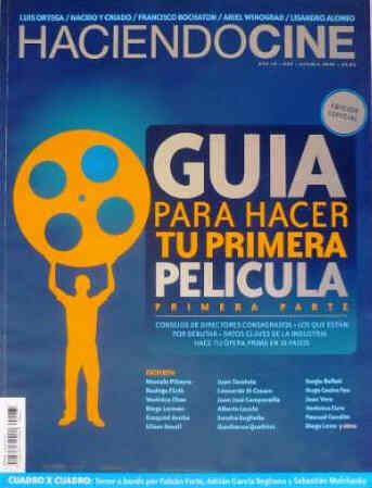 HACIENDO CINE magazine side cover Issue 63 October 2006