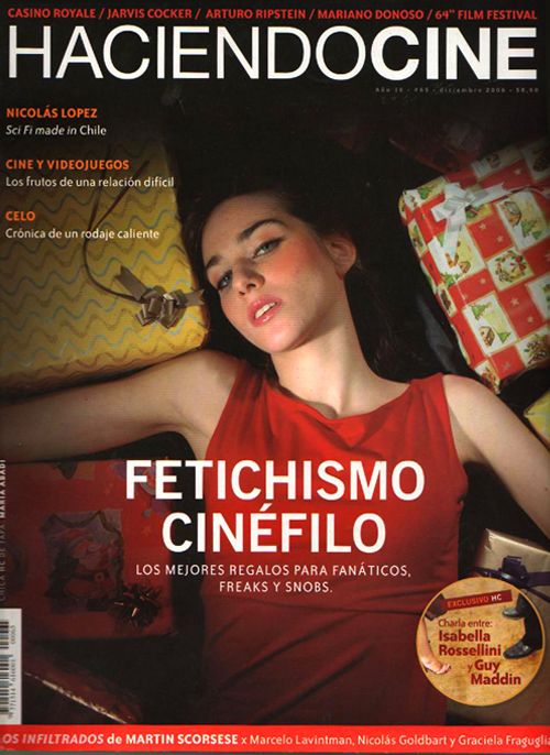 HACIENDO CINE magazine side cover Issue 65 December 2006