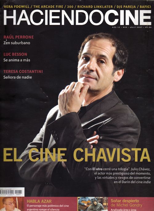 HACIENDO CINE magazine side cover Issue 69 April 2007