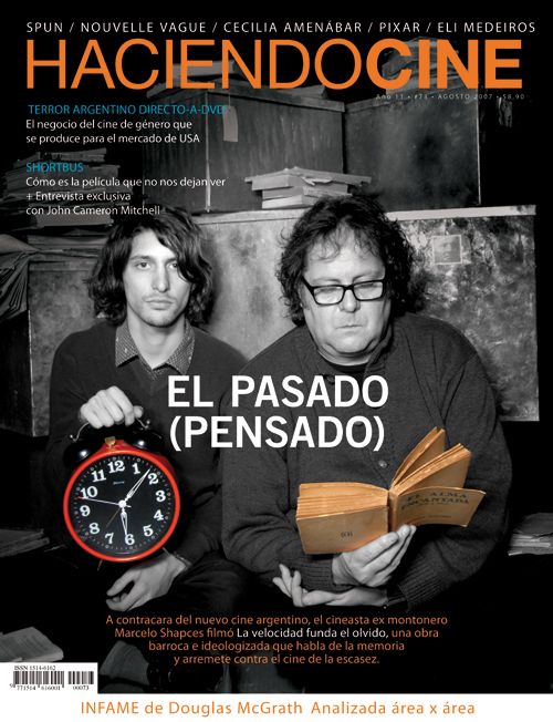 HACIENDO CINE magazine side cover Issue 73 August 2007