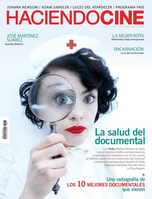 HACIENDO CINE magazine side cover Issue 75 October 2007