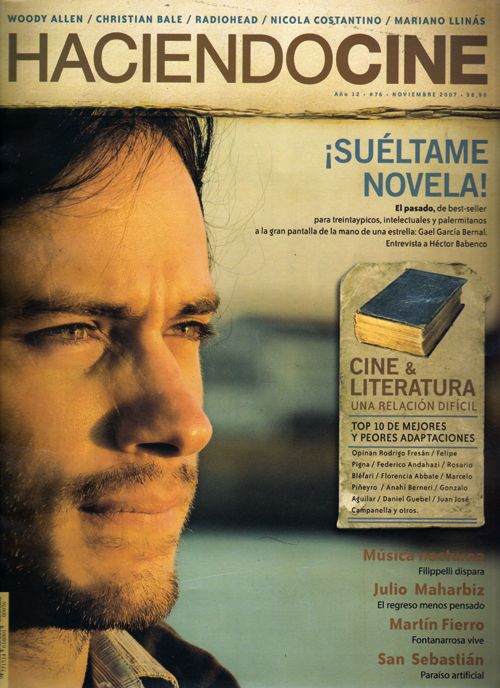 HACIENDO CINE magazine side cover Issue 76 November 2007