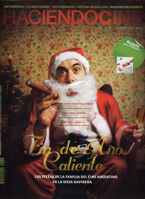 HACIENDO CINE magazine side cover Issue 77 December 2007