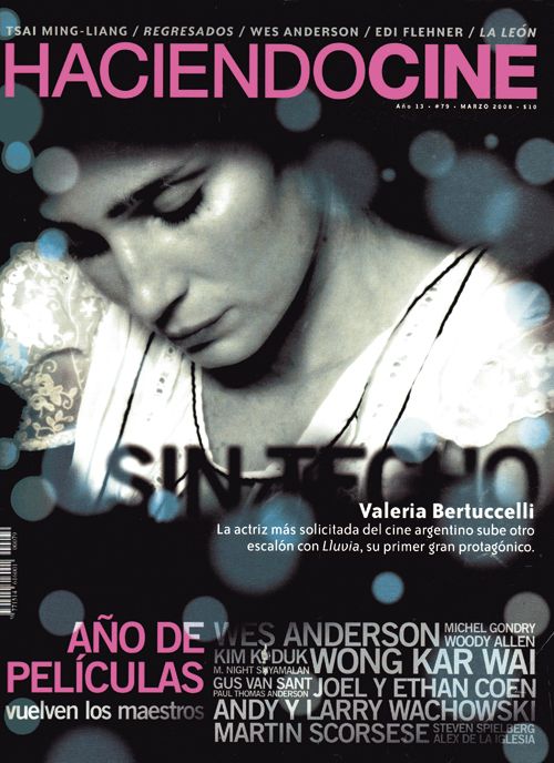 HACIENDO CINE magazine side cover Issue 79 March 2008