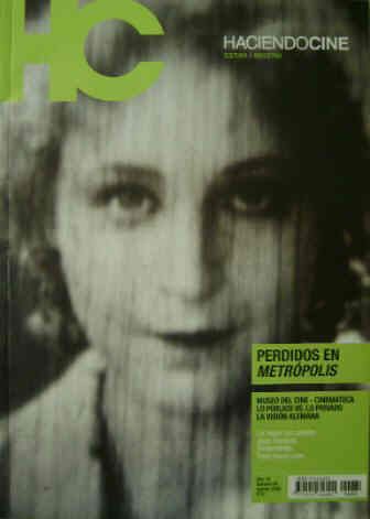 HACIENDO CINE magazine side cover Issue 84 August 2008