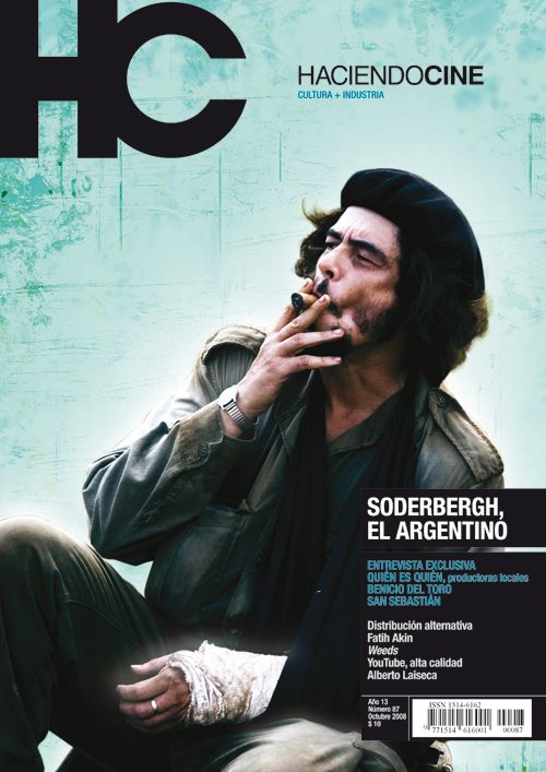HACIENDO CINE magazine side cover Issue 87 November 2008