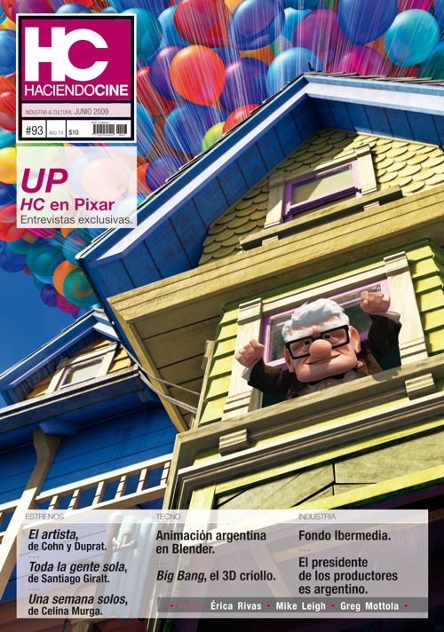 HACIENDO CINE magazine side cover Issue 93 June 2009