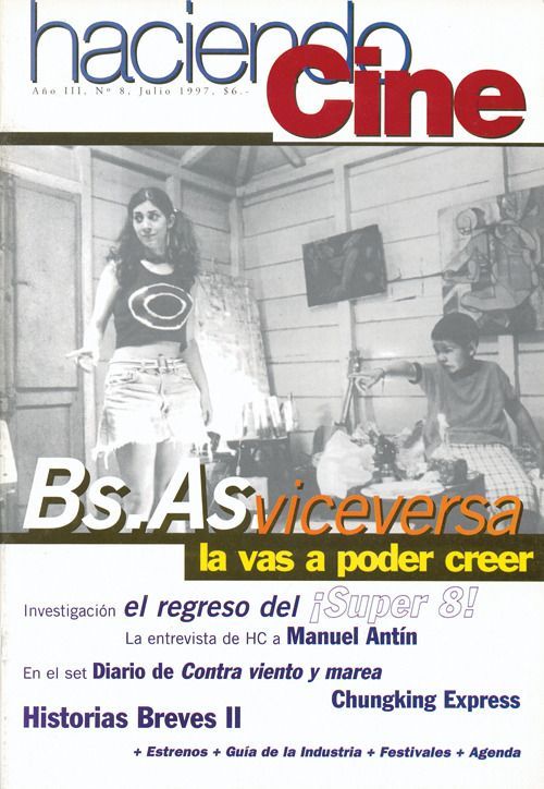 HACIENDO CINE magazine side cover Issue 8 July 1997