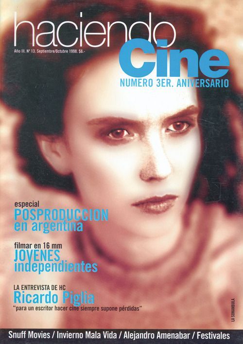 HACIENDO CINE magazine side cover Issue 13 September/October 1998