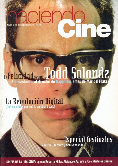 HACIENDO CINE magazine side cover Issue 14 November/December 1998