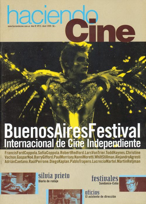 HACIENDO CINE magazine side cover Issue 15 April 1999