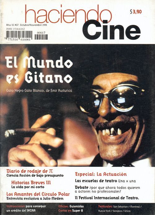 HACIENDO CINE magazine side cover Issue 17 October/November 1999