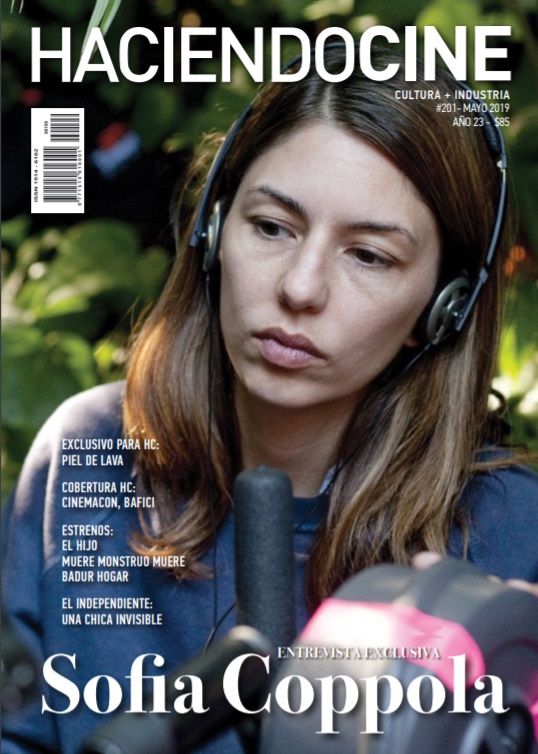 HACIENDO CINE magazine side cover Issue 201  May 2019