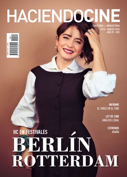 HACIENDO CINE magazine side cover Issue 210  March 2020