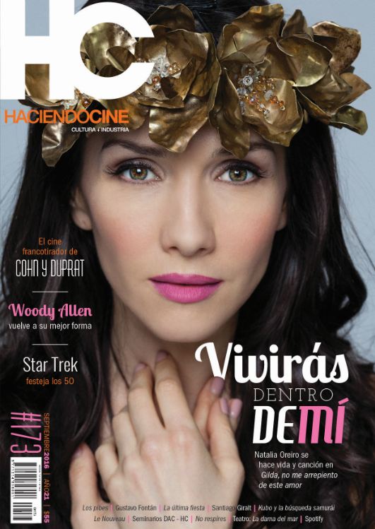 HACIENDO CINE magazine side cover Issue 173 September 2016
