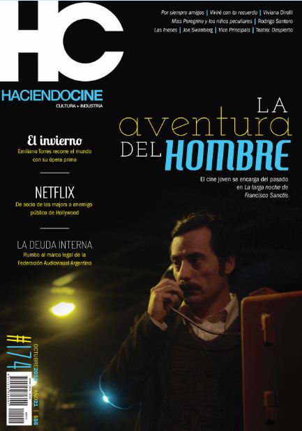 HACIENDO CINE magazine side cover Issue 174 October 2016