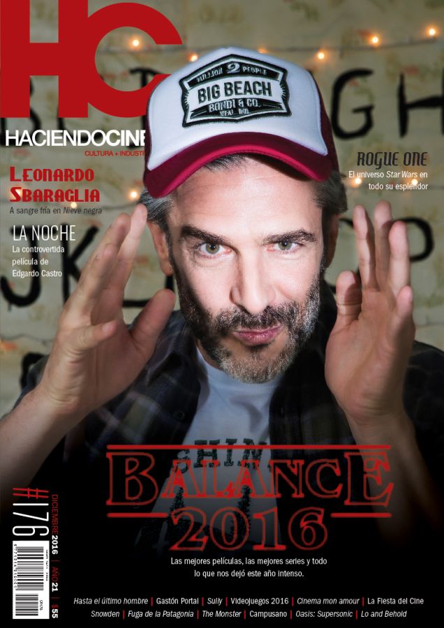 HACIENDO CINE magazine side cover Issue 176 December 2016
