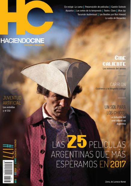 HACIENDO CINE magazine side cover Issue 177 January/February 2017