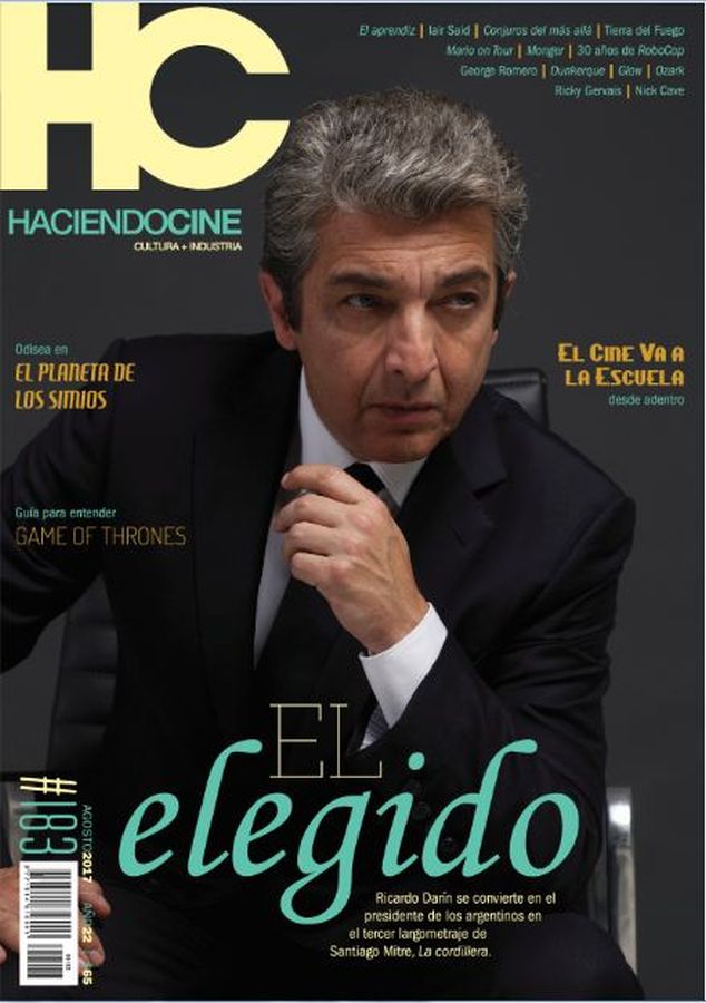 HACIENDO CINE magazine side cover Issue 183  August 2017