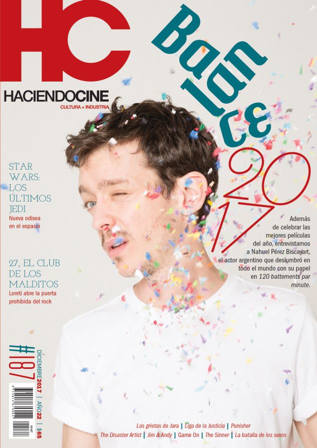 HACIENDO CINE magazine side cover Issue 187  December 2017