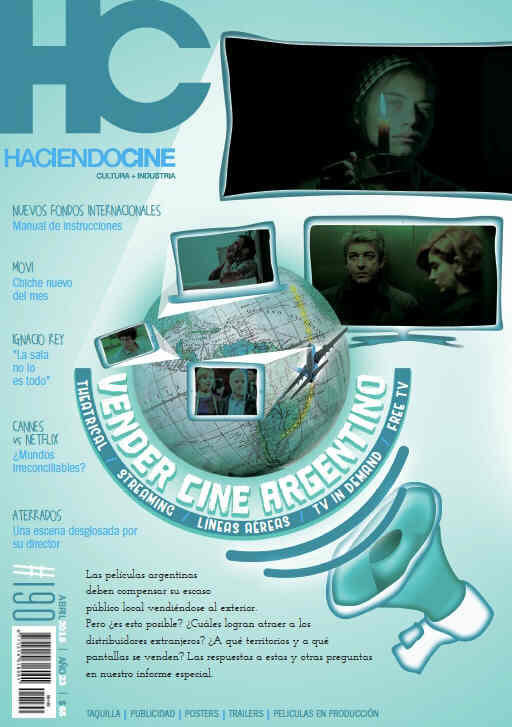 HACIENDO CINE magazine side cover Issue 190  April 2018