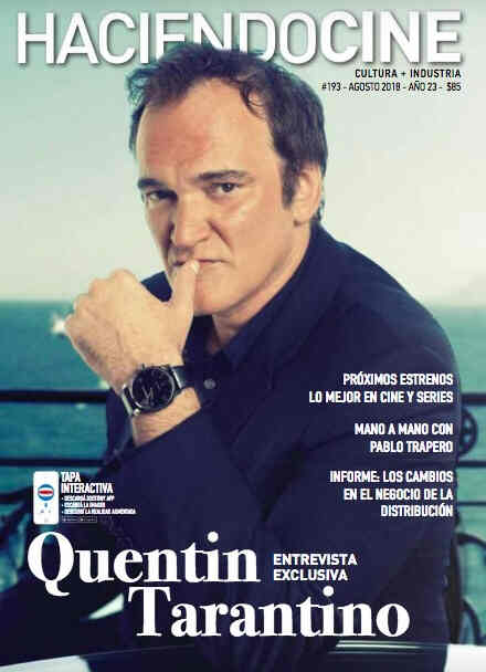 HACIENDO CINE magazine side cover Issue 193  August 2018