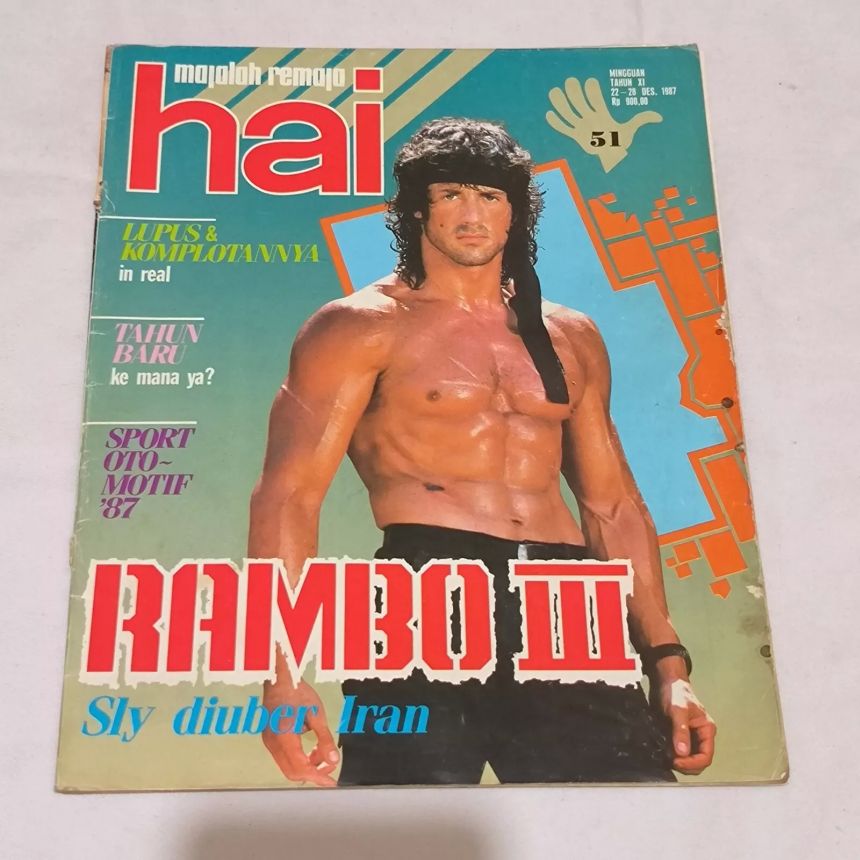 HAI magazine side cover 22 December 1987